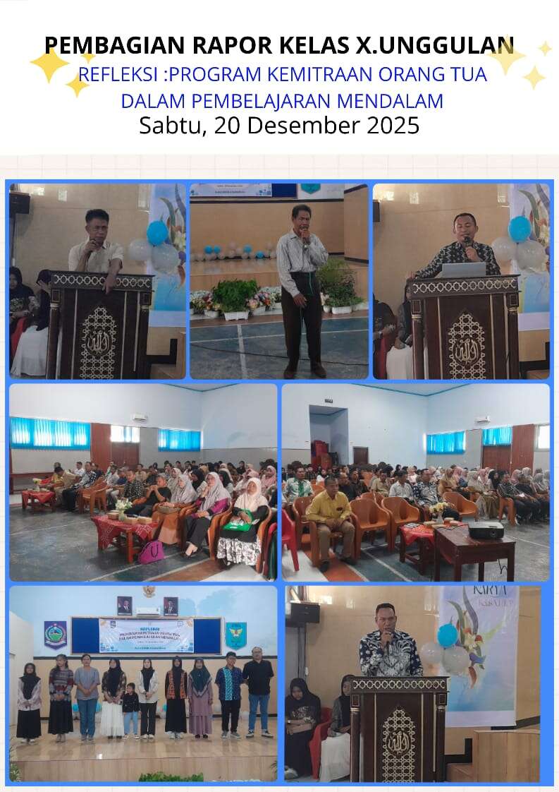 Acara Pembagian Raport Kelas X.1 ICP  Semster Ganjil 2025/2026